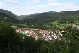 Blick von der Tennelberghütte 